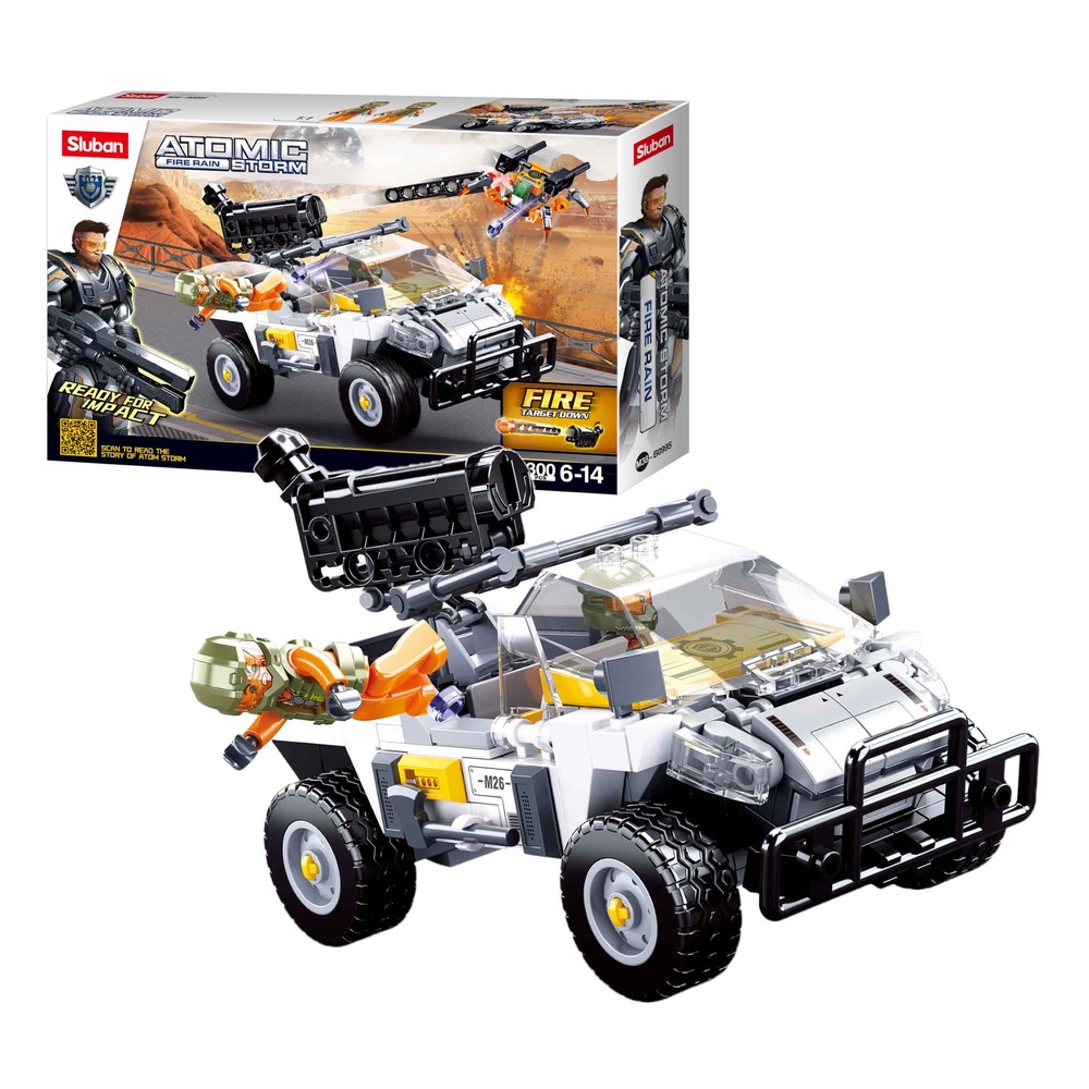 Sluban Building Set: Atomic Storm Uprising - Annihilation Operation - 300pcs - Image 3
