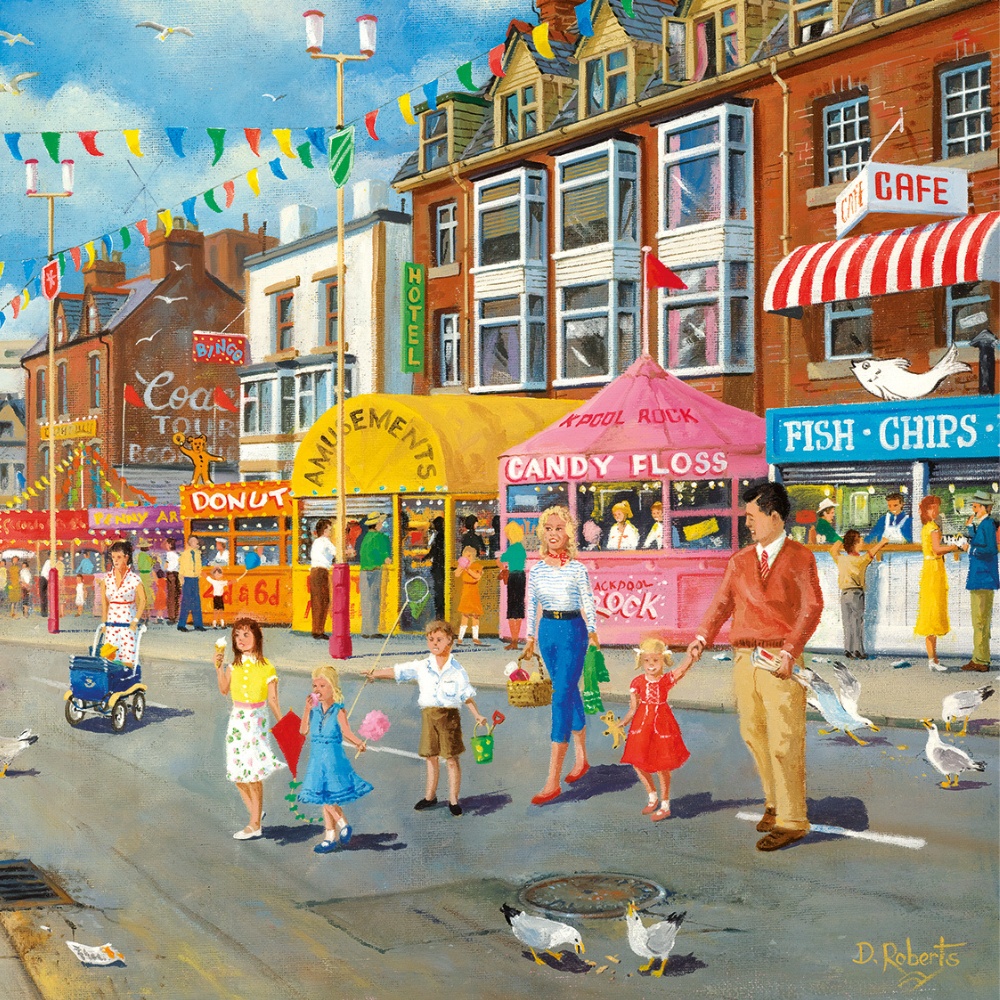Gibsons - Blackpool Promenade - 1000 Piece Jigsaw Puzzle - Image 3