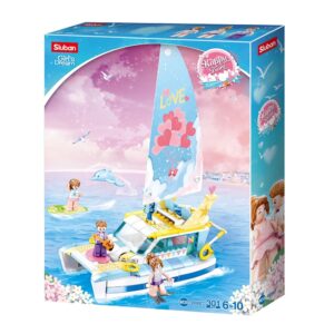 Sluban Building Set: Girls Dream - Yacht - 301pcs