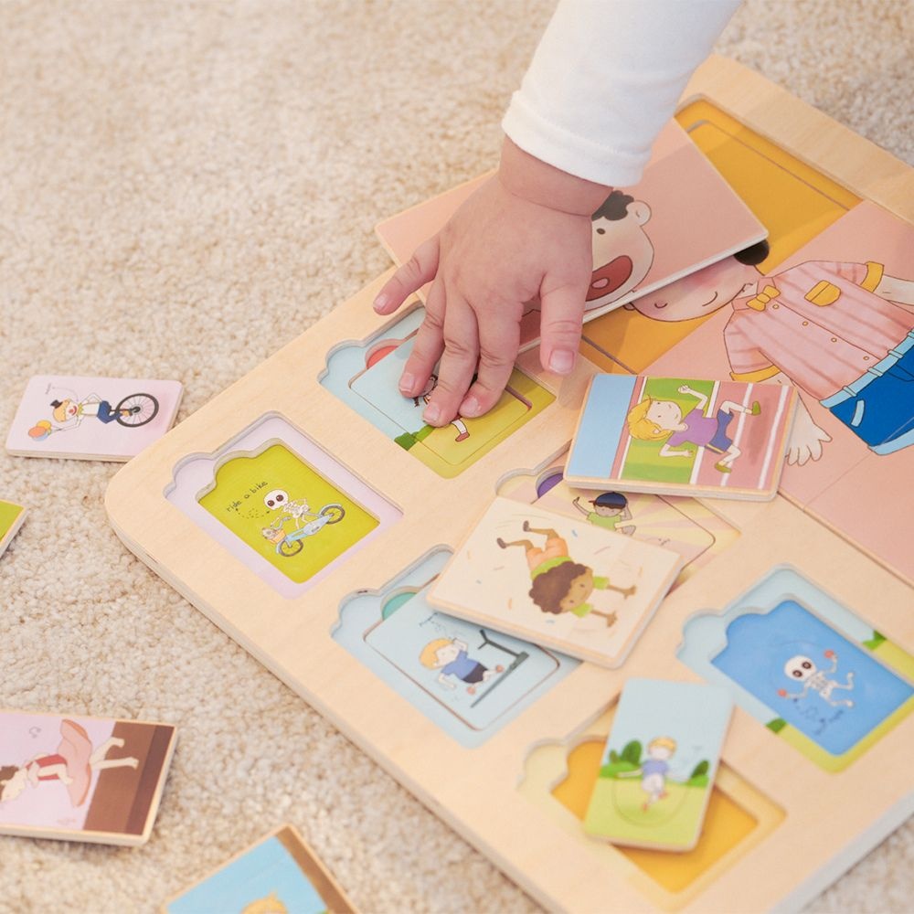 Classic World - Layered Wooden Body Puzzle - 19pcs - Image 2
