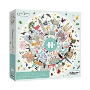 Gibsons - London Buildings - 500 Piece Circular Jigsaw Puzzle