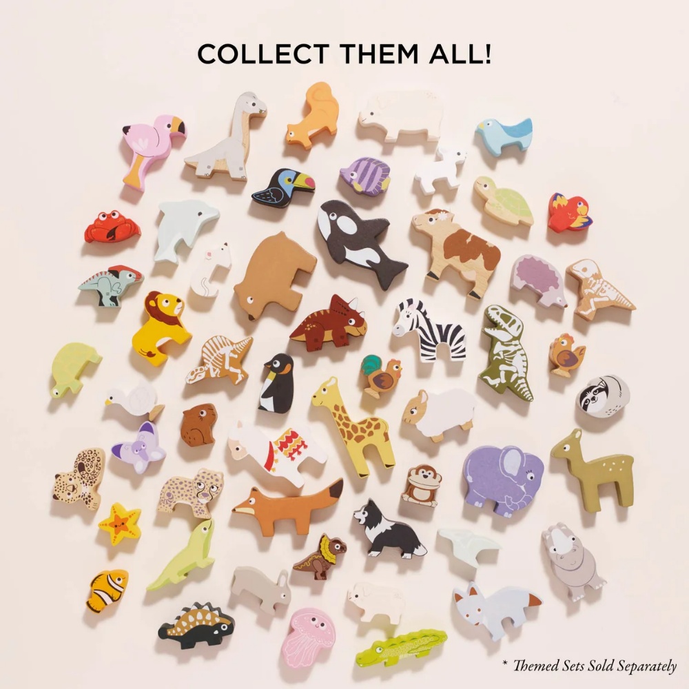 Le Toy Van - Wooden Woodland Stacking Forest Animals & Bag - 10pcs - Image 7