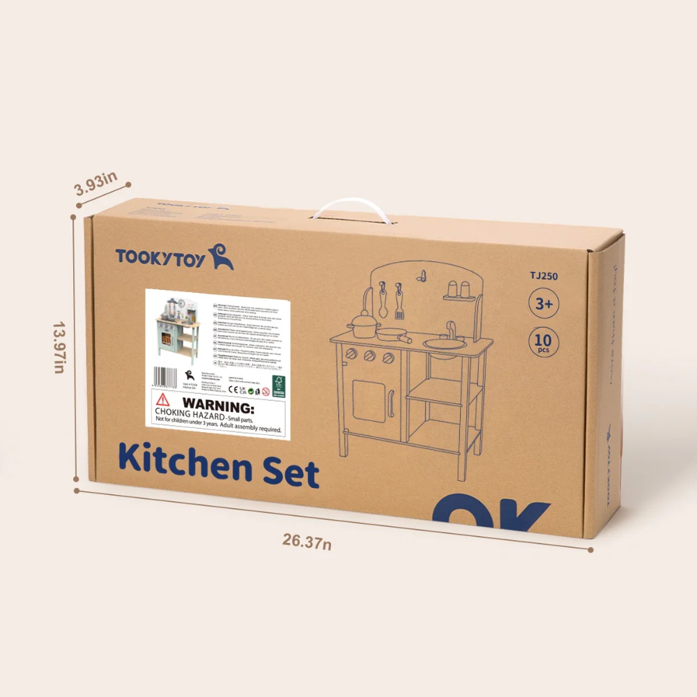 TookyToy - Pretend Play Gourmet Chef's Kitchen Set - Image 10