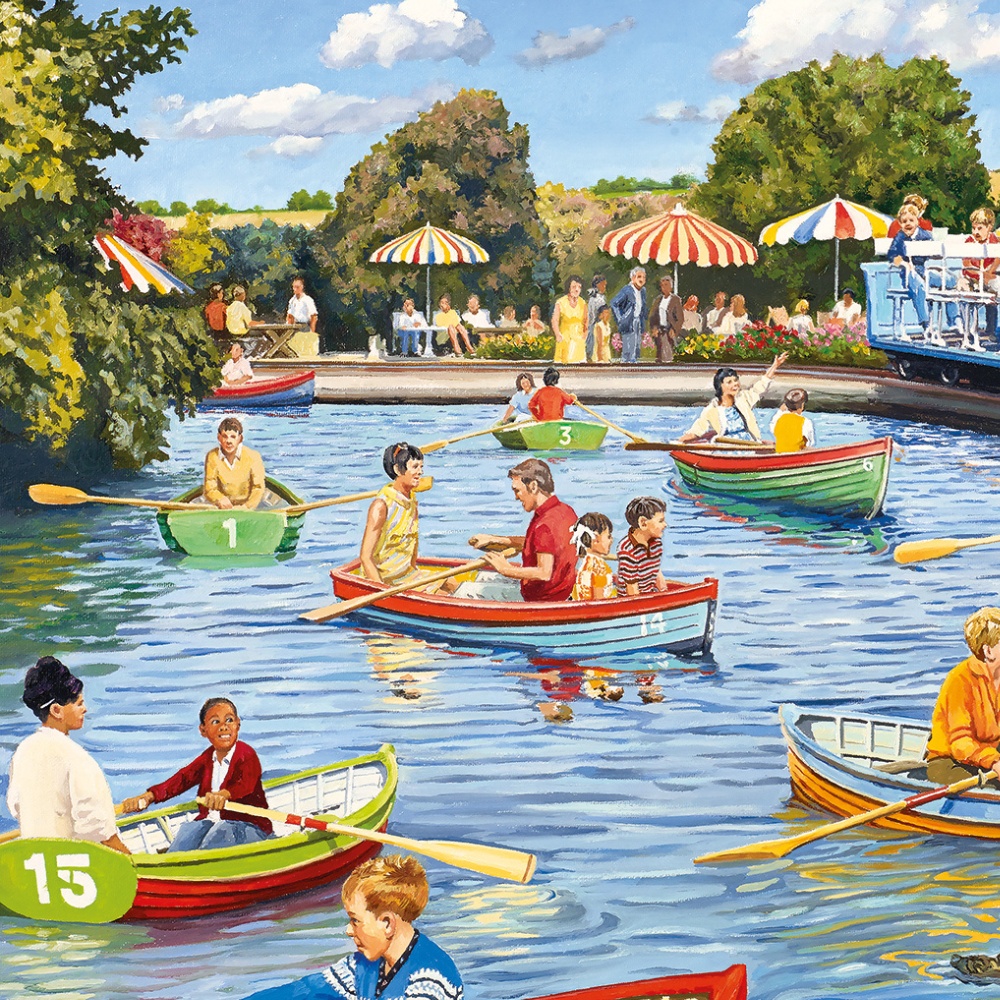 Gibsons - The Boating Lake - 1000 Piece Jigsaw Puzzle - Image 3