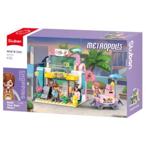 Sluban Building Set: Metropolis - Coffee Shop - 241 Pieces
