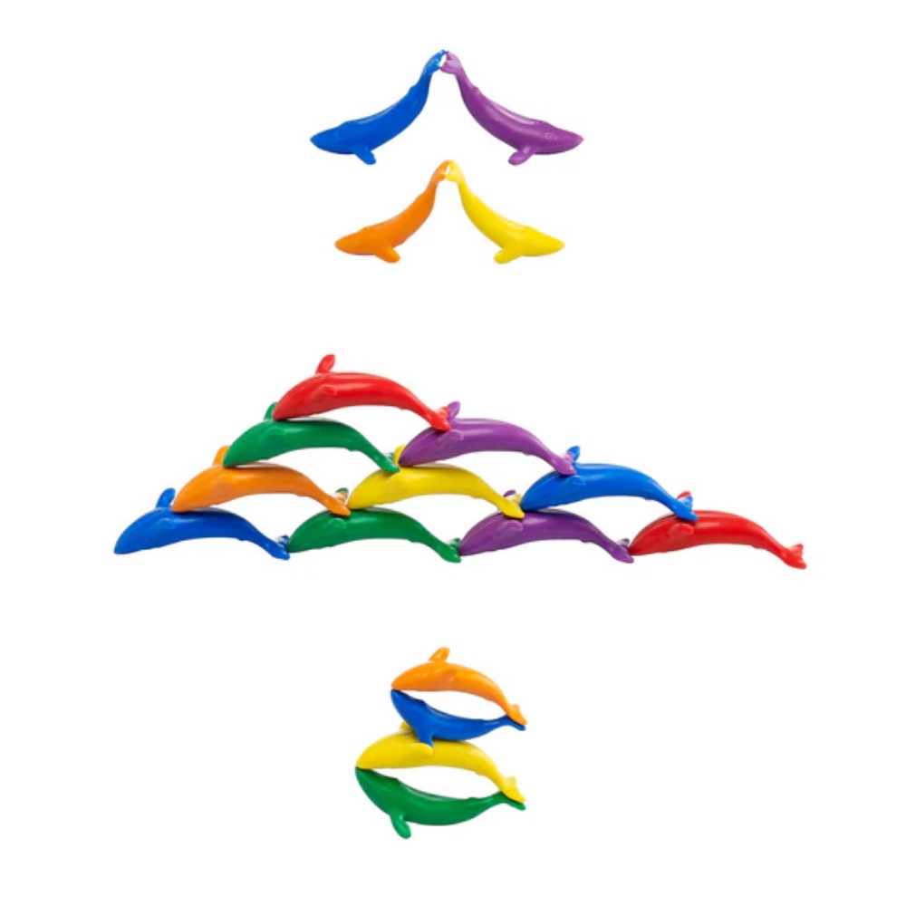 EDX Education - Counters - Whale - 6 Colours with Tweezers - 38pcs - Jar - Image 3