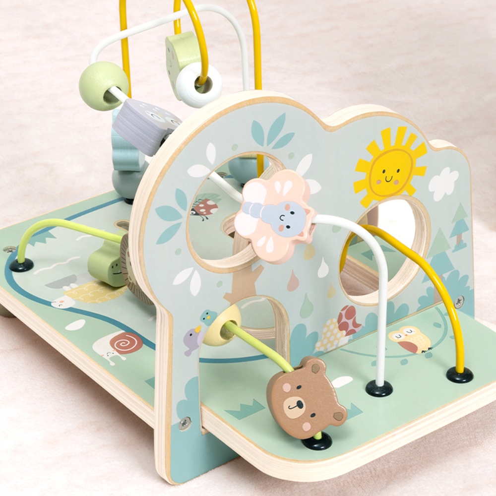 TookyToy - Forest Bead Maze - Wooden Fine Motor Activity Toy - Image 4