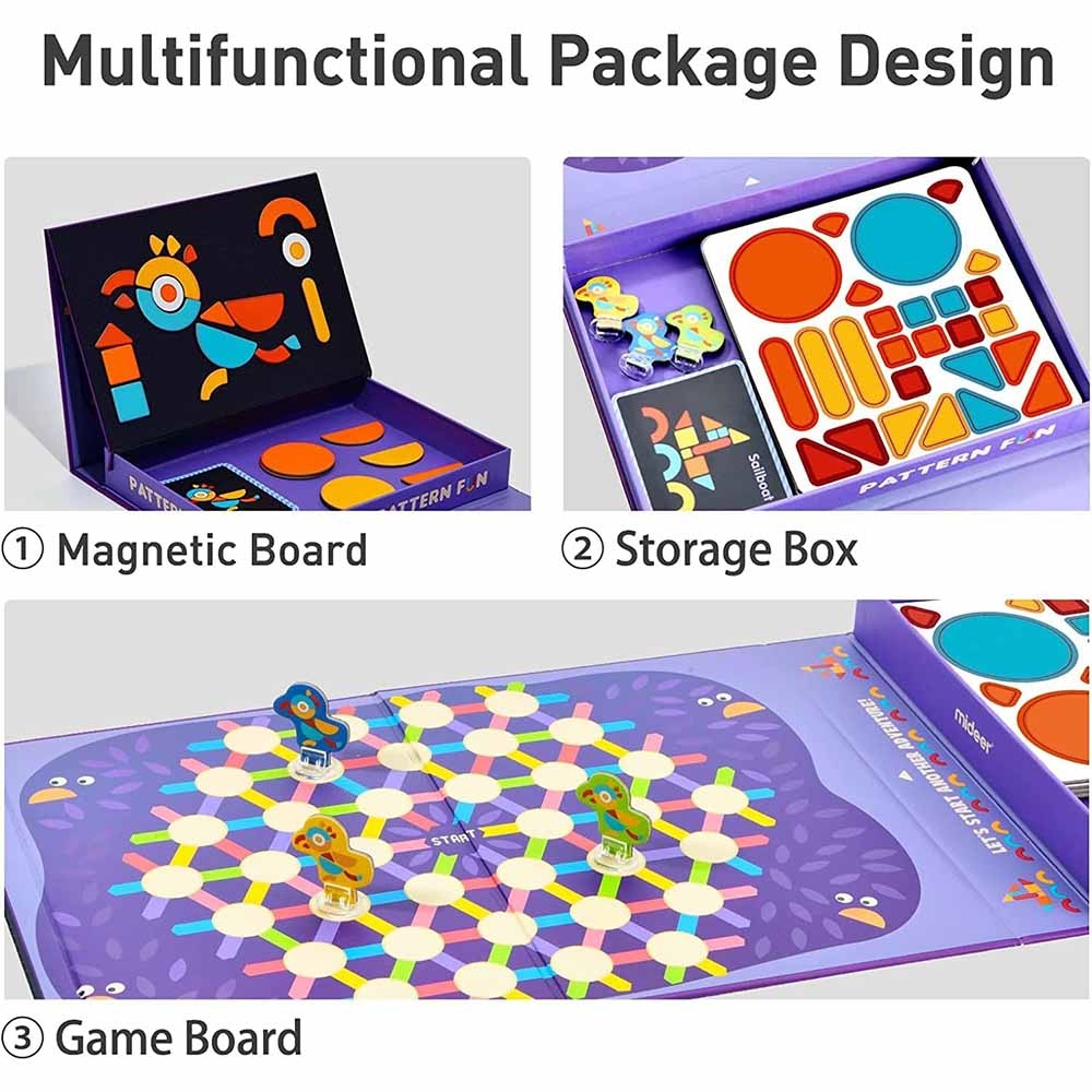 Mideer - Magnetic Imagination Puzzle Box with Activity Cards - Image 3