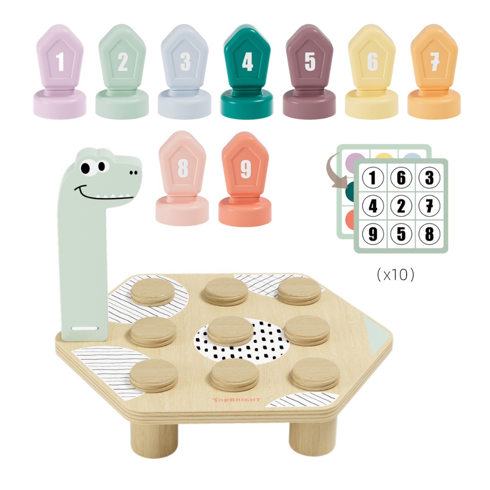 TopBright - Dino Twist Game - Color Number Matching Pattern Toy for Toddlers - Image 8