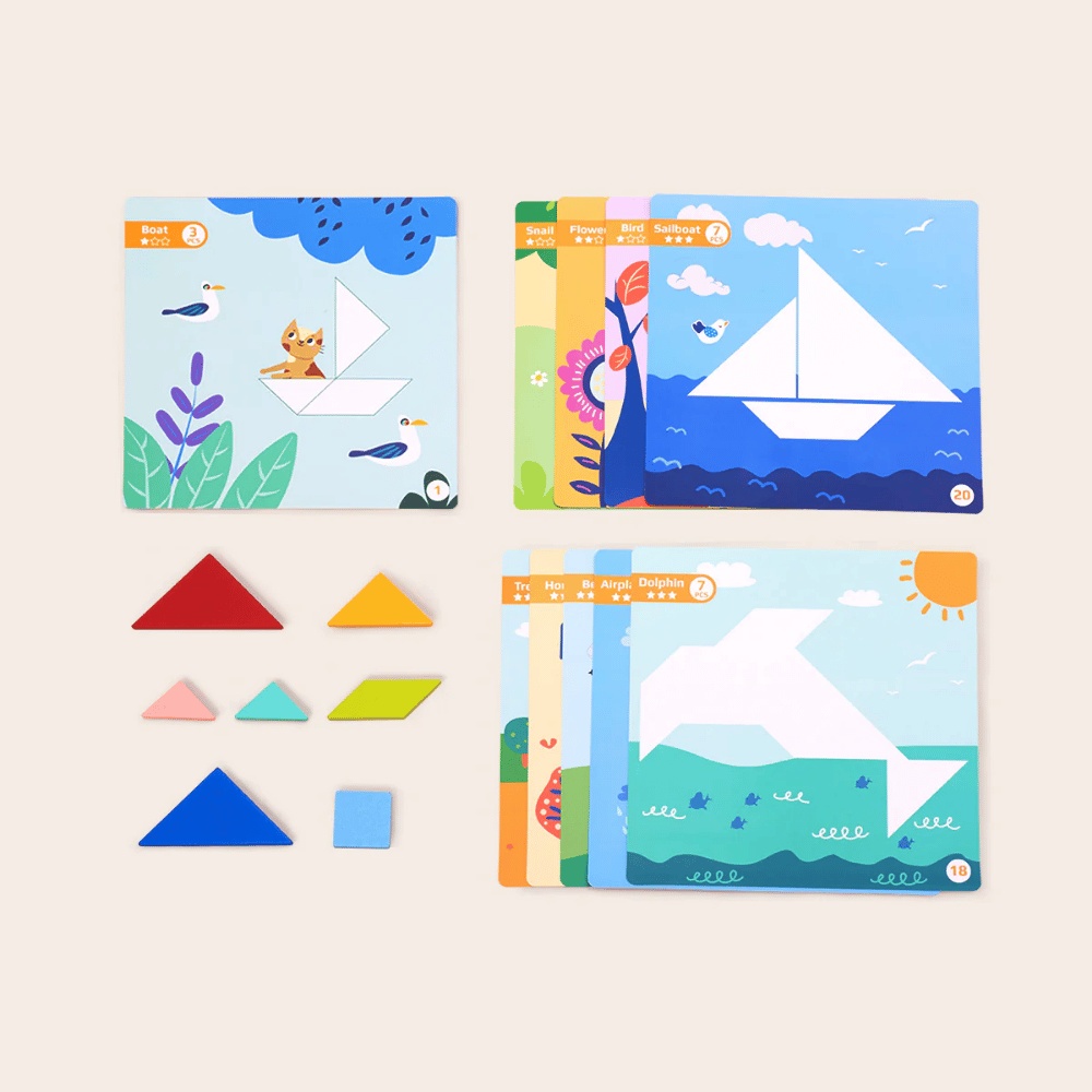 TookyToy - Magnetic Tangram Play Set - Image 6
