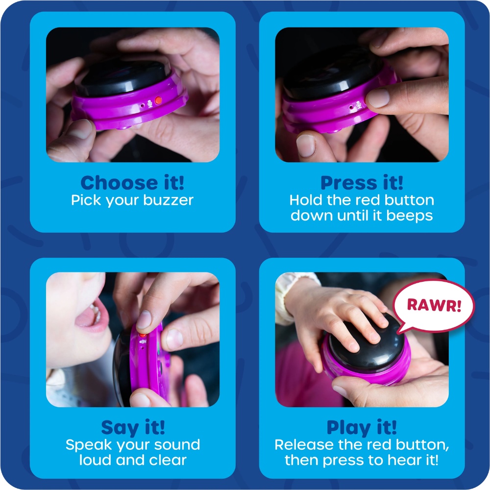 Learning Resources - Recordable Answer Buzzers (Set of 4) - Image 3