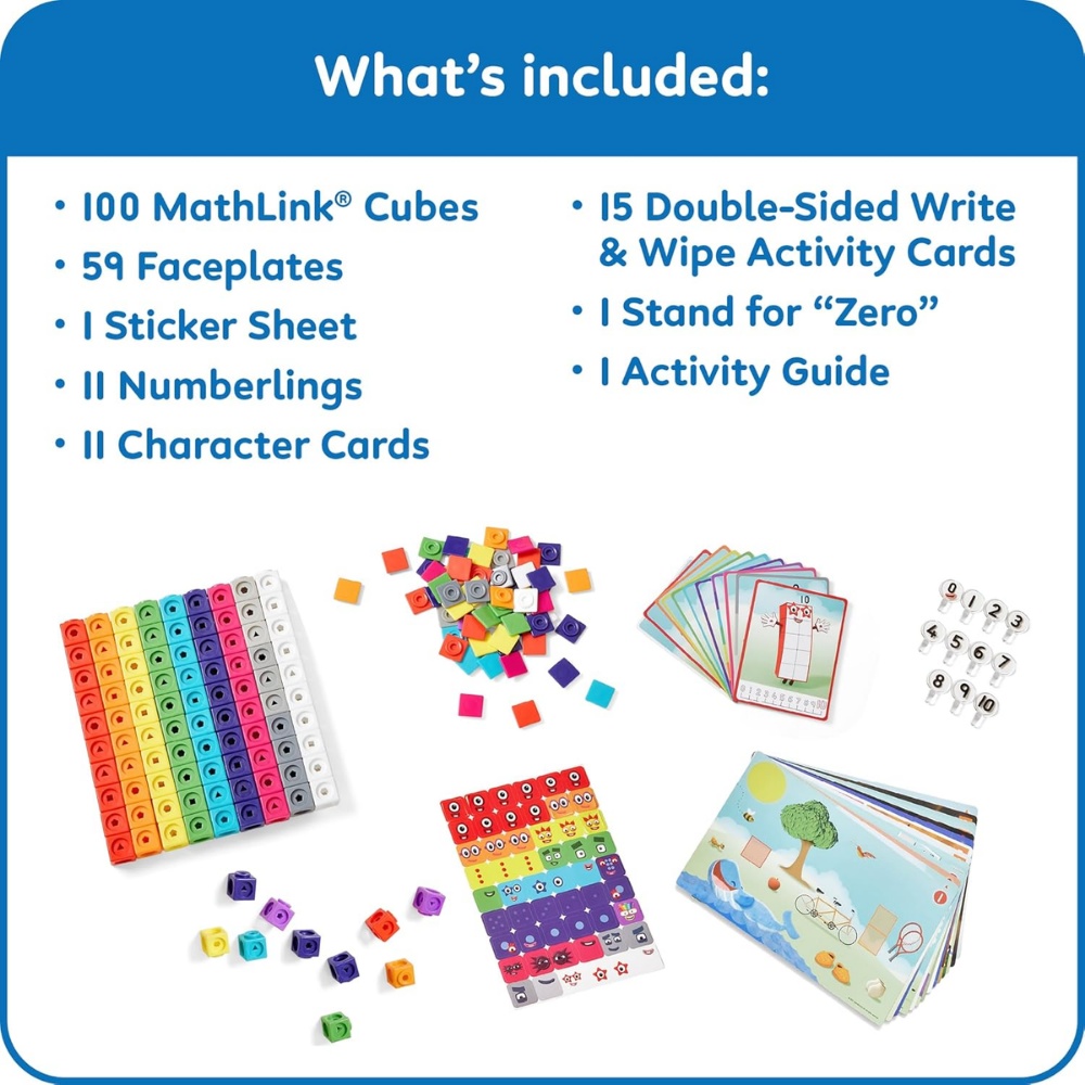 Learning Resources - MathLink® Cubes Numberblocks 1 - 10 Activity Set - Image 6