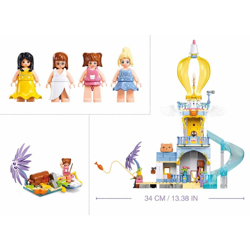 Sluban Building Set: Girls Dream - The Highlanders Lighthouse - 404pcs - Image 5