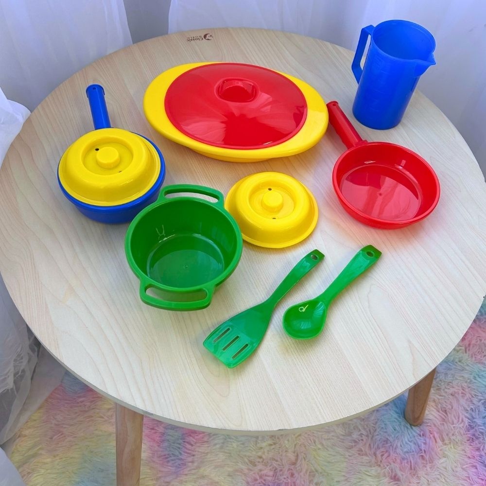 Greenbean - Pretend & Play Kitchen Set - 10pcs - Image 4