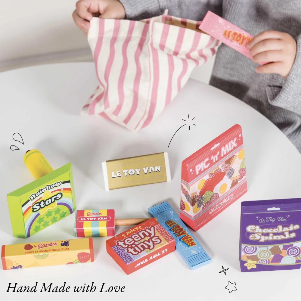 Le Toy Van - Wooden Retro Sweets and Candy Set - 11pcs - Image 5
