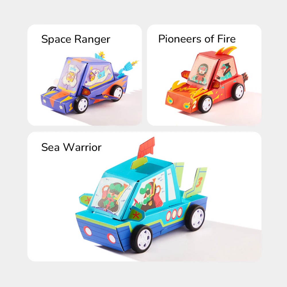 Mideer - Origami Paper Craft Kit: Racing Car - Image 4