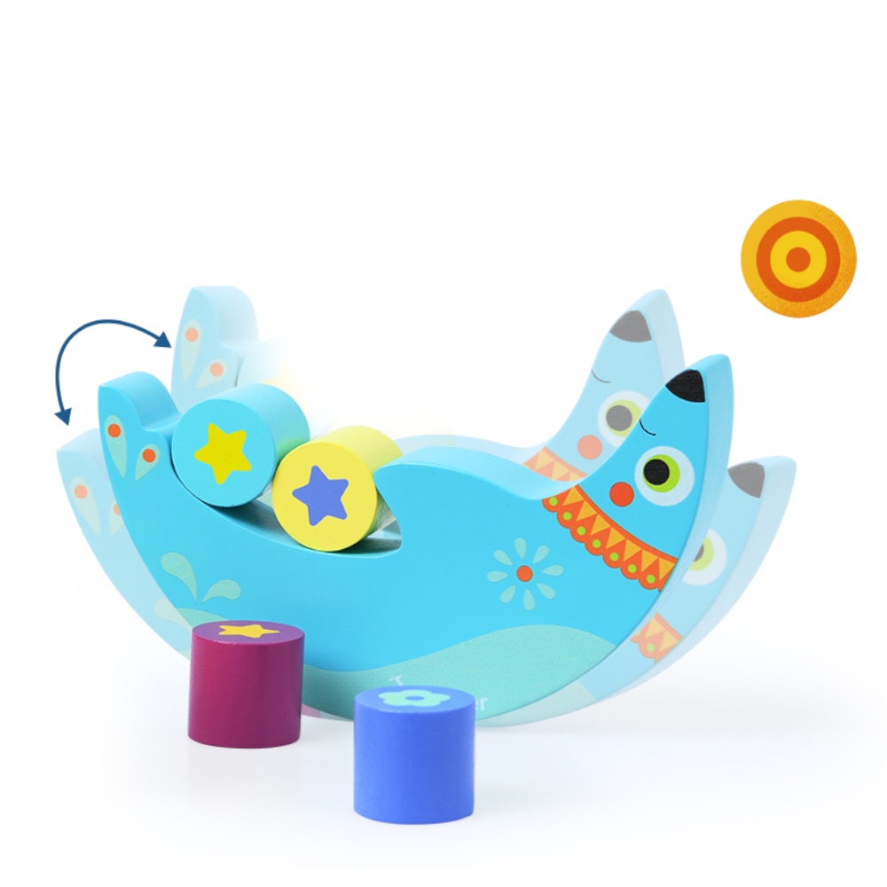 Mideer - Wooden Balancing Toy Set with Blocks - Sea Lion - Image 5
