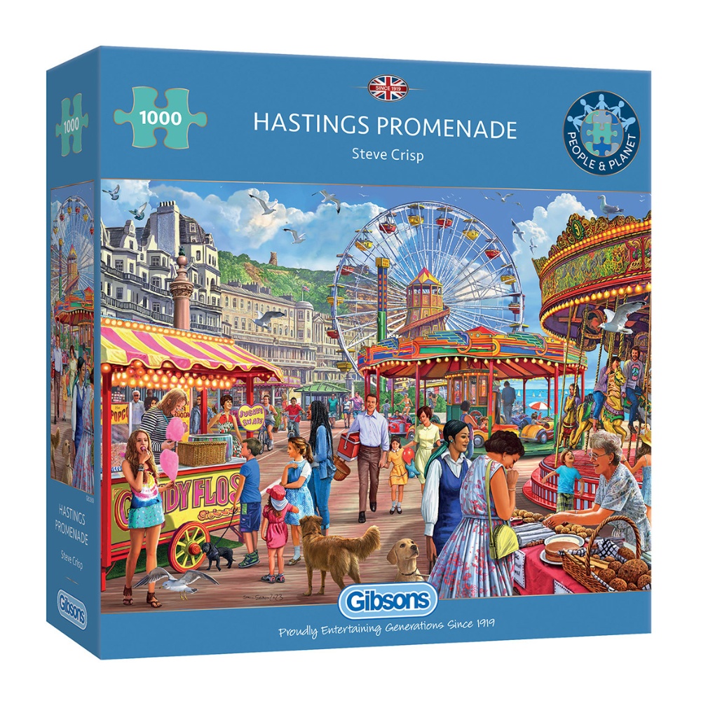 Gibsons - Hastings Promenade - 1000 Piece Jigsaw Puzzle