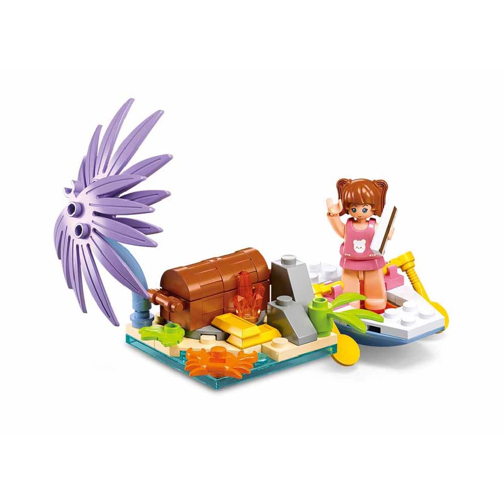 Sluban Building Set: Girls Dream - The Highlanders Lighthouse - 404pcs - Image 3