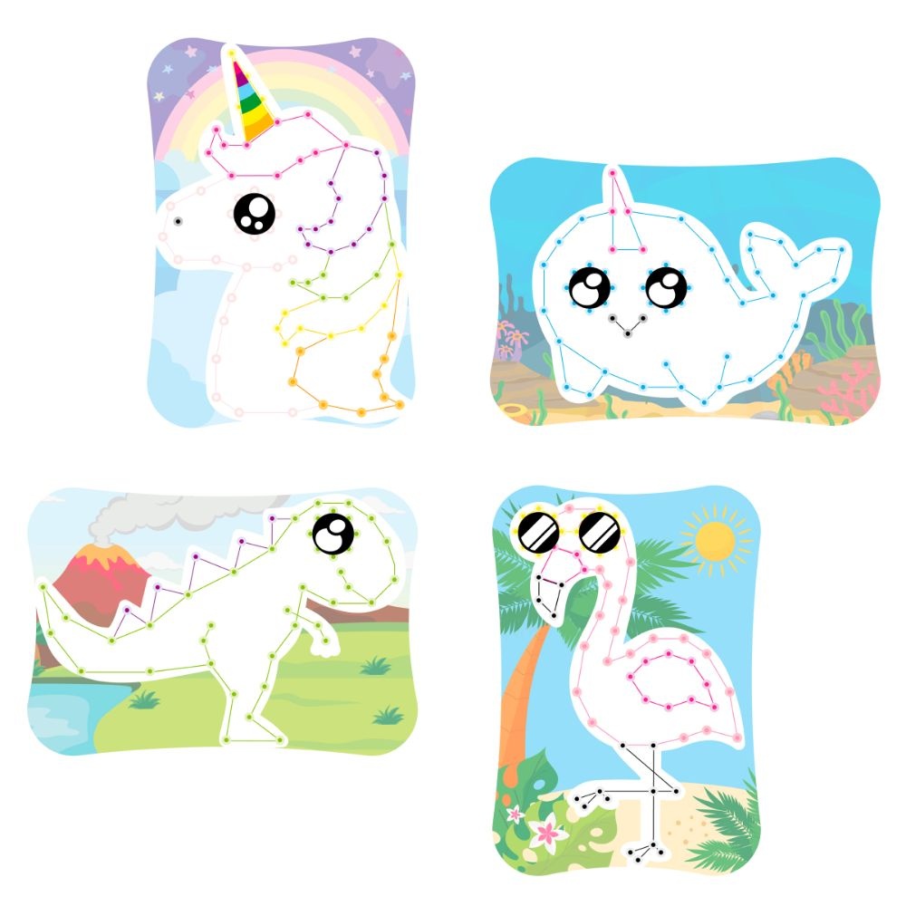 Quercetti - Animals String Art Kit - Threading & Picture Creation Activity - Image 3