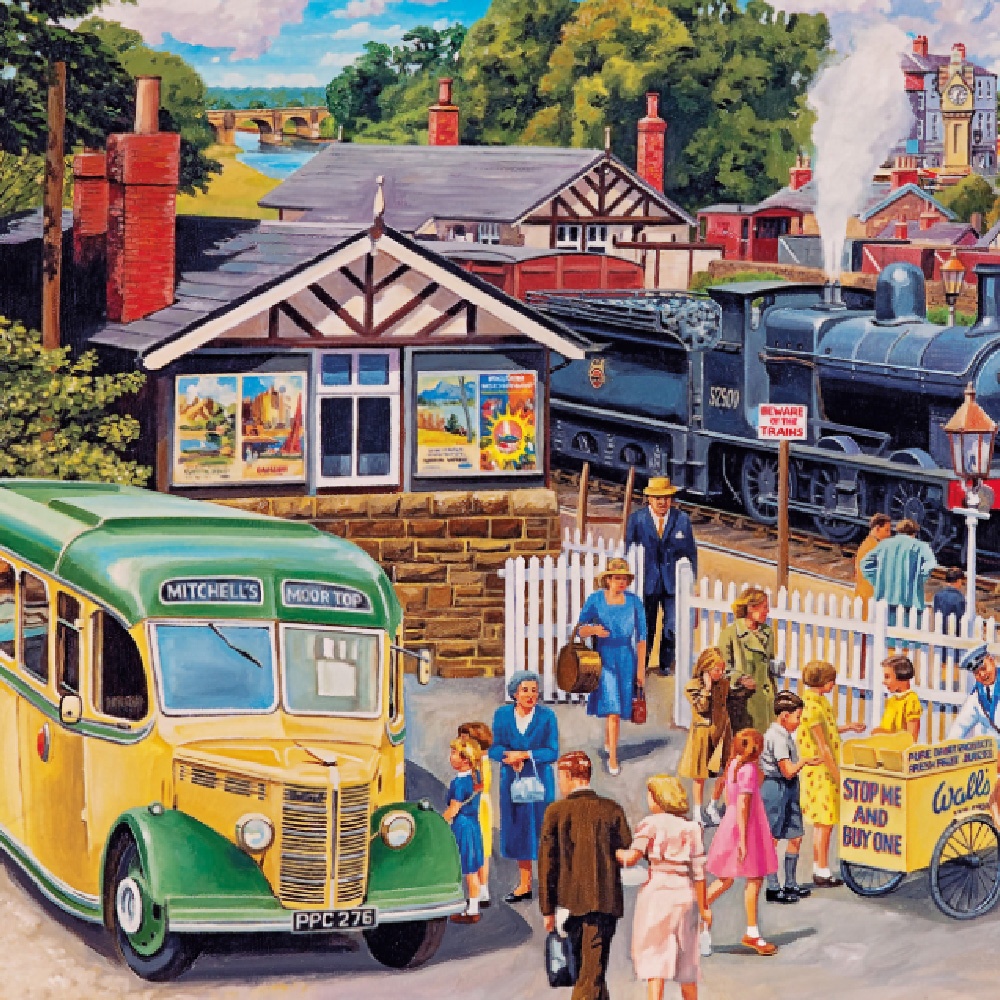 Gibsons - Treats at the Station - 1000 Piece Jigsaw Puzzle - Image 4