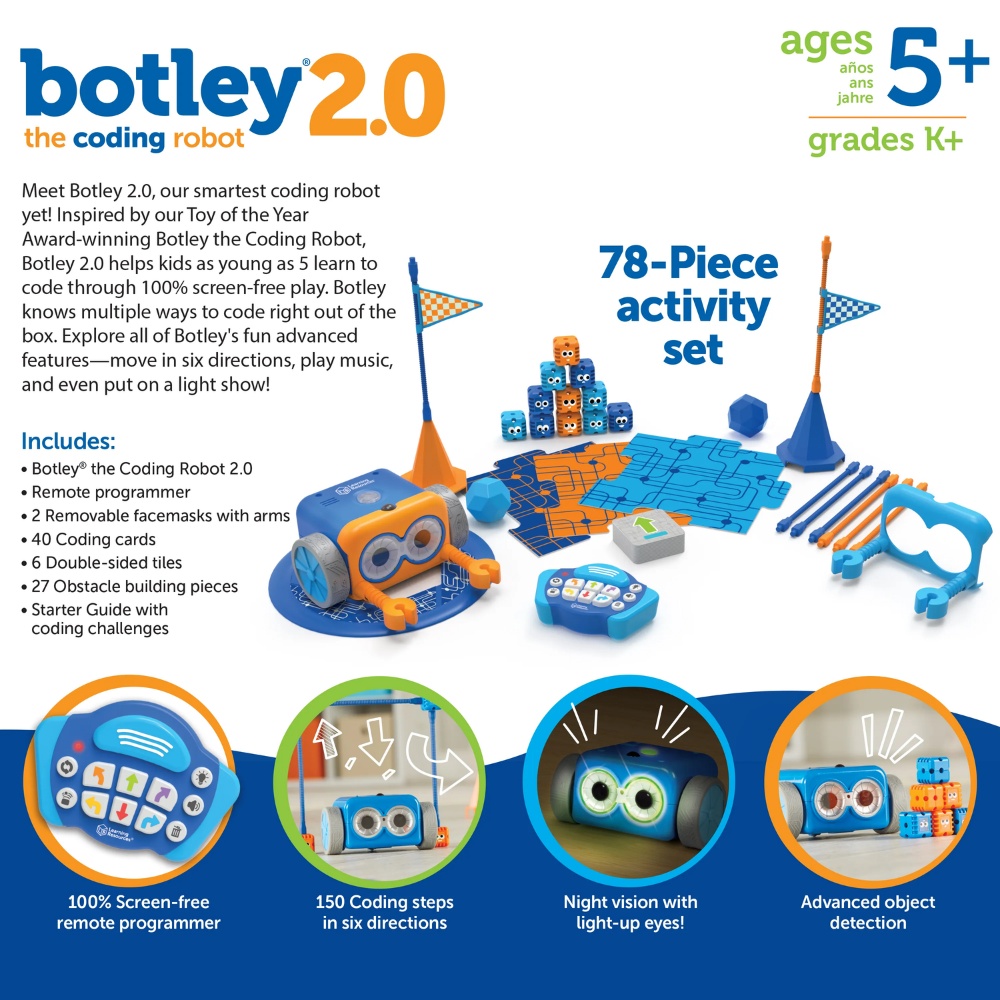 Learning Resources - Botley® 2.0 The Coding Robot Activity Set - Image 5