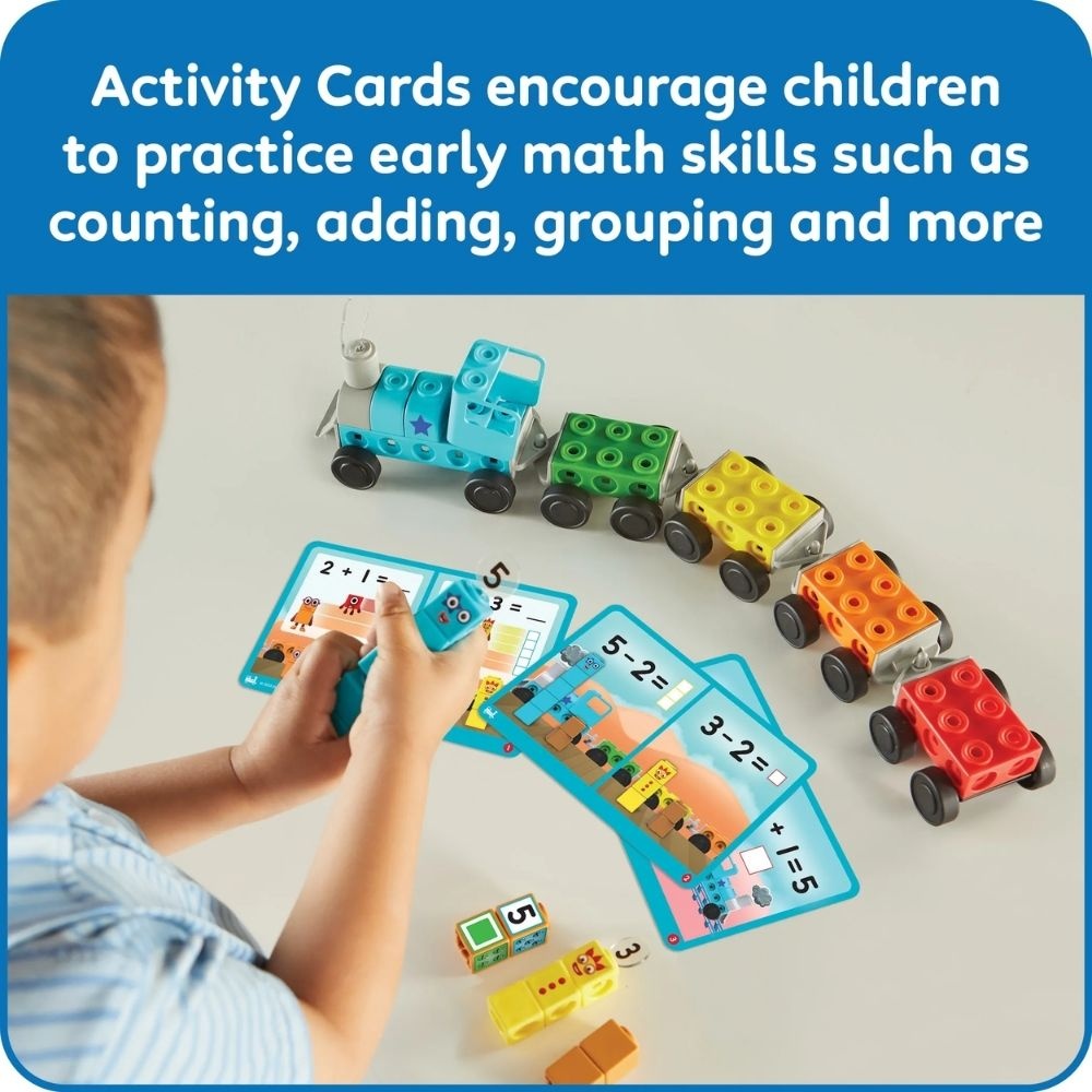 Hand2Mind - MathLink® Cubes Activity Set Numberblocks® Express Train - Image 3