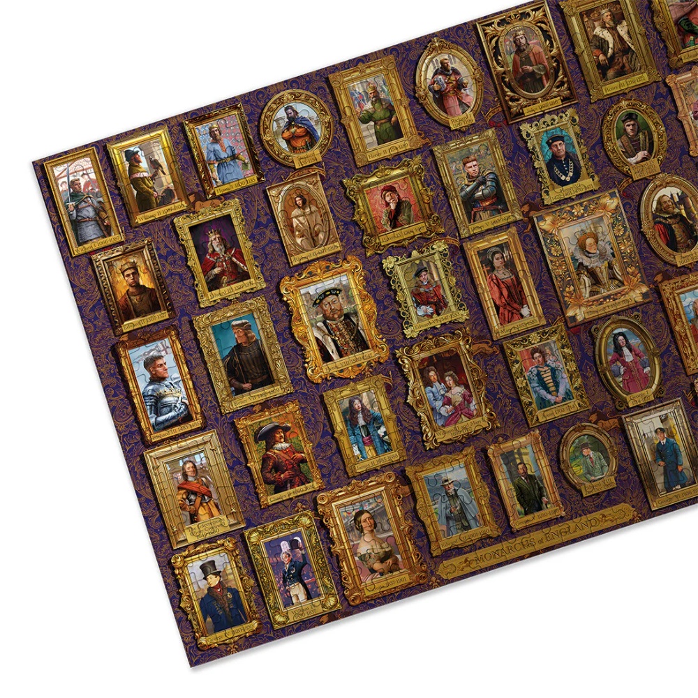 Gibsons - Monarchs of England - 1000 Piece Jigsaw Puzzle - Image 6