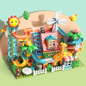 Feelo - Animal Theme Park - Large Building Block Set - 255 Pieces-**