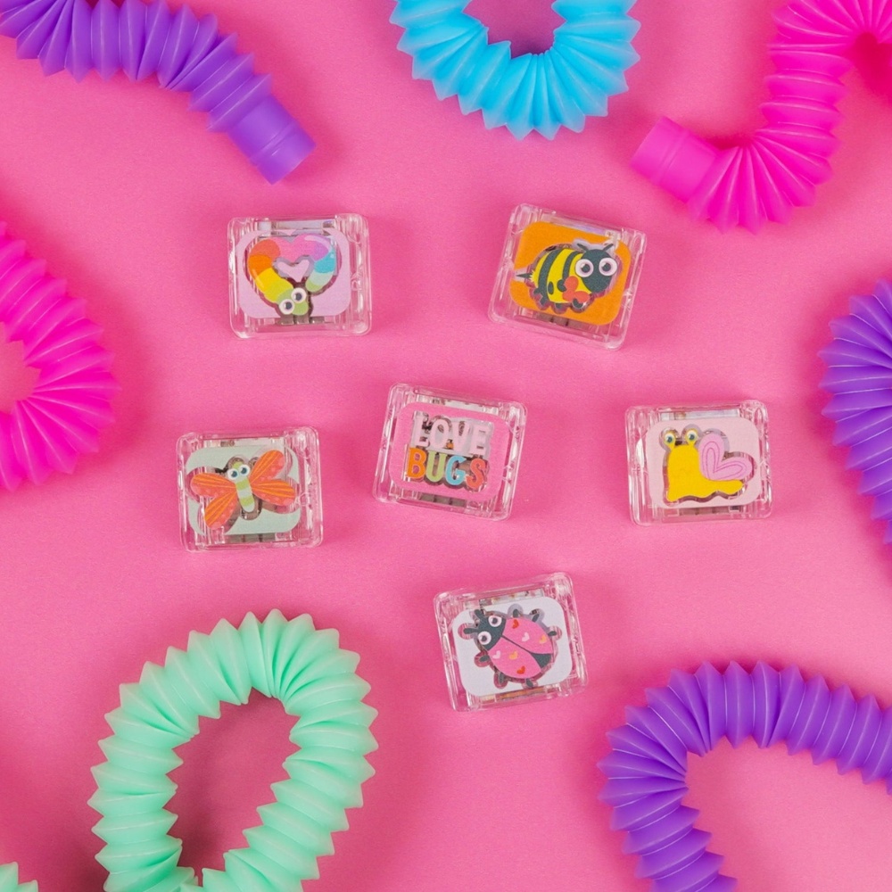 Glo Pals - Water Activated Light-Up Sensory Toys - Love Bugs (6 Pack) - Image 4