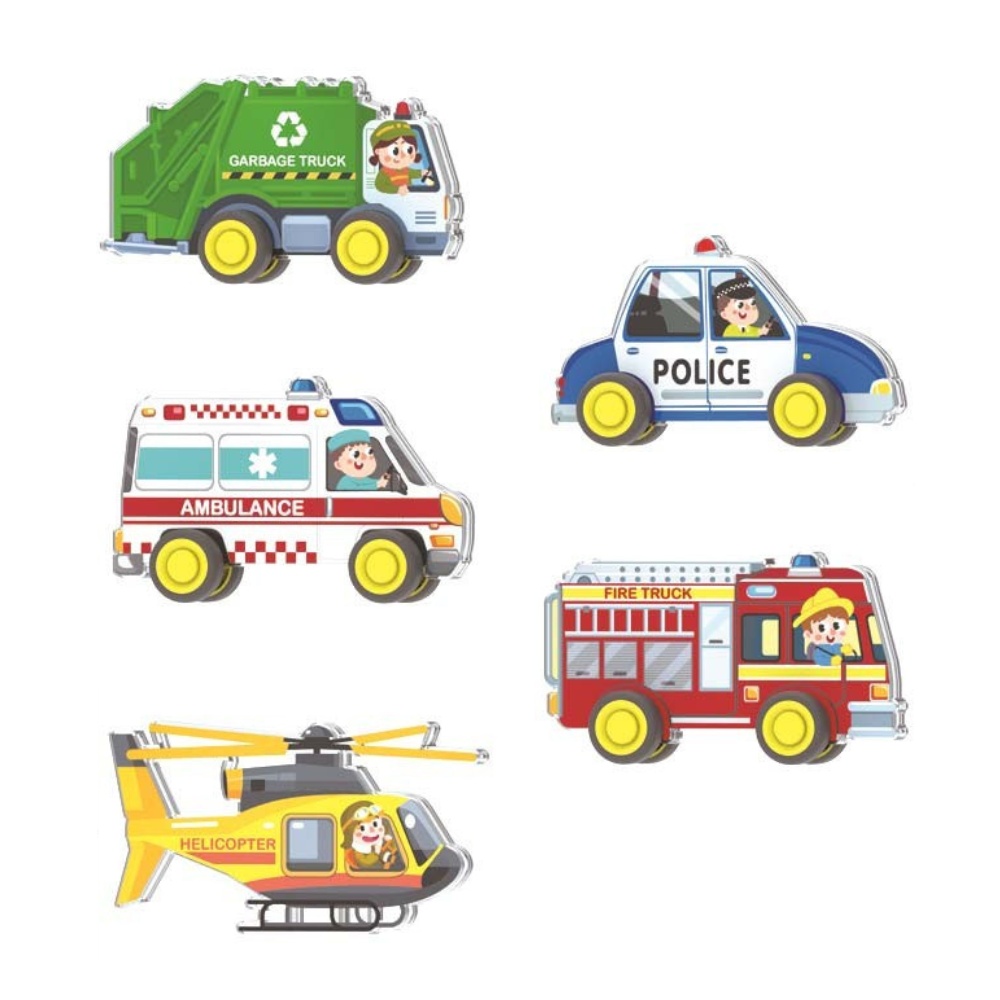 Magnetic Tiles - City Vehicles Set - 30 Pieces - Image 5