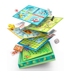 Mideer - 32-in-1 Classic Board Games Set for Kids and Family
