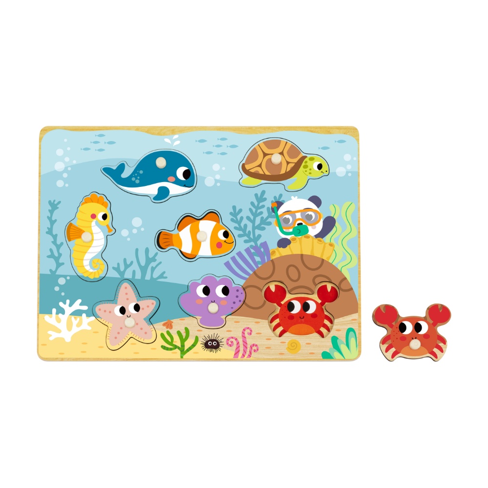 hi Pando - Ocean Themed Animal Puzzle - 8pcs - Image 5