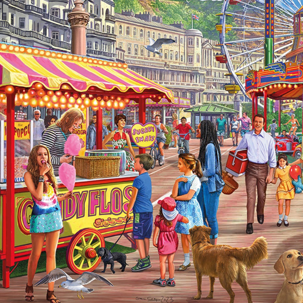 Gibsons - Hastings Promenade - 1000 Piece Jigsaw Puzzle - Image 3