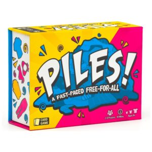 Lost Boy Entertainment - Piles! Fast-Paced Card Game for Kids and Families - 2 to 8 Players