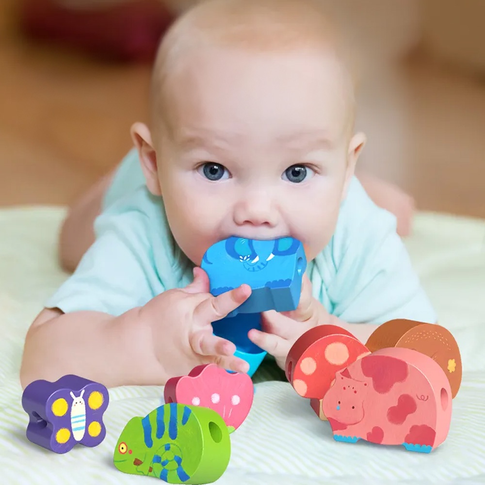 Mideer - Fine Motor Lacing Transport Set - Threading Activity for Kids - Image 3
