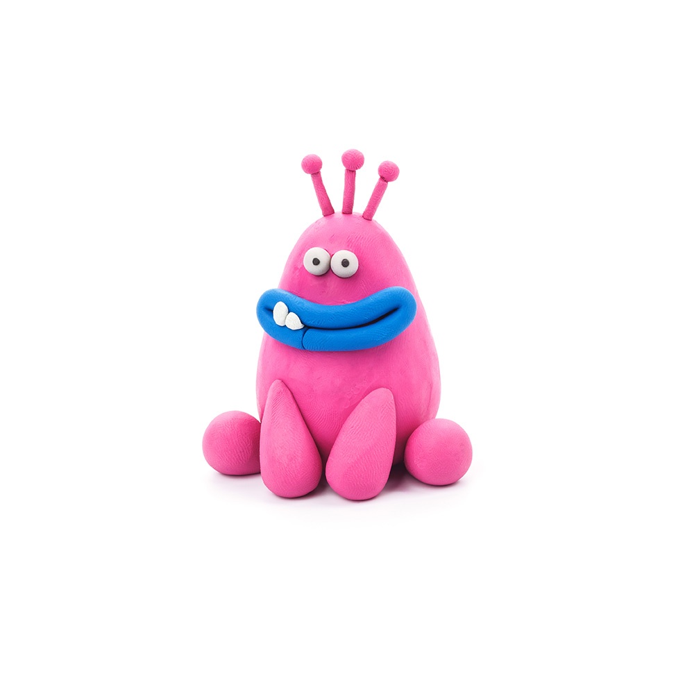 Hey Clay - Modelling Air-Dry Clay with Fun Interactive App - Terry, series Monsters, 3 cans - Image 3