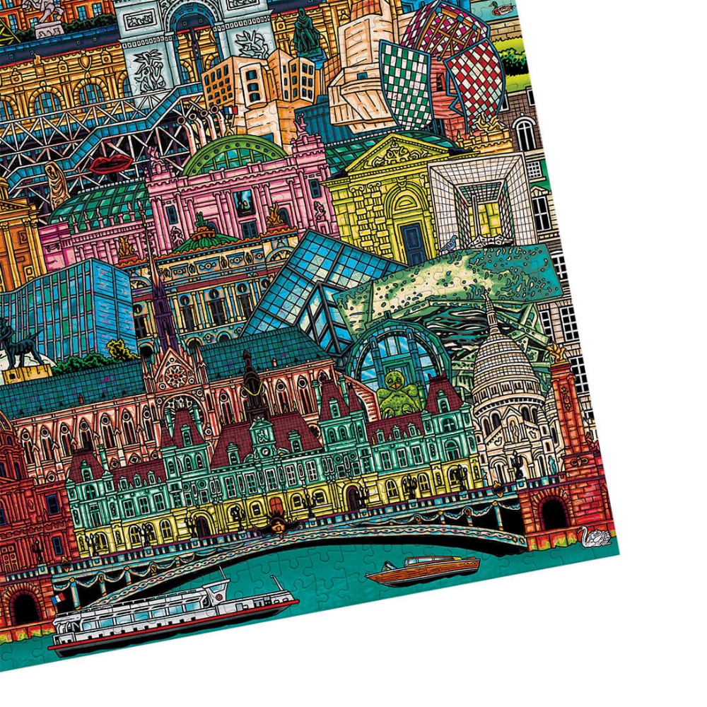 Gibsons - Paris Cityscape - 500 Piece Jigsaw Puzzle - Image 5
