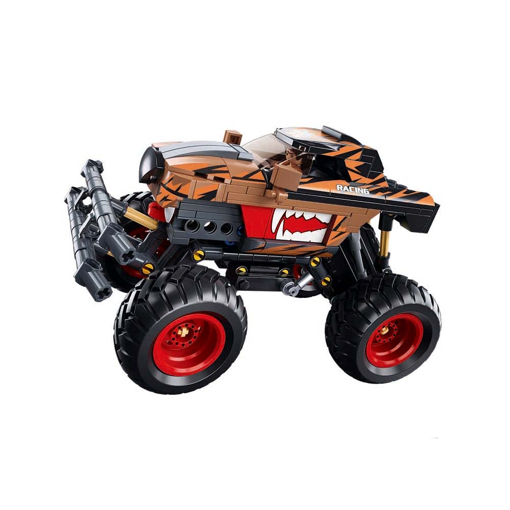 Sluban Building Set: Pull Back PowerBricks - Off Road Vehicle - 269pcs - Image 3