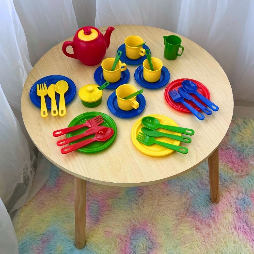 Greenbean - Pretend & Play Tea & Dinner Set - 34pcs - Image 3