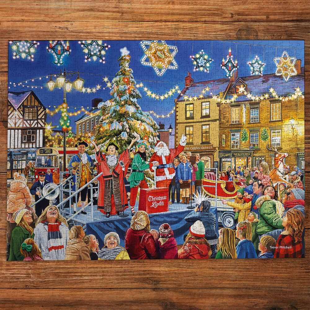 Gibsons - Christmas Switch On - 1000 Piece Jigsaw Puzzle - Image 4
