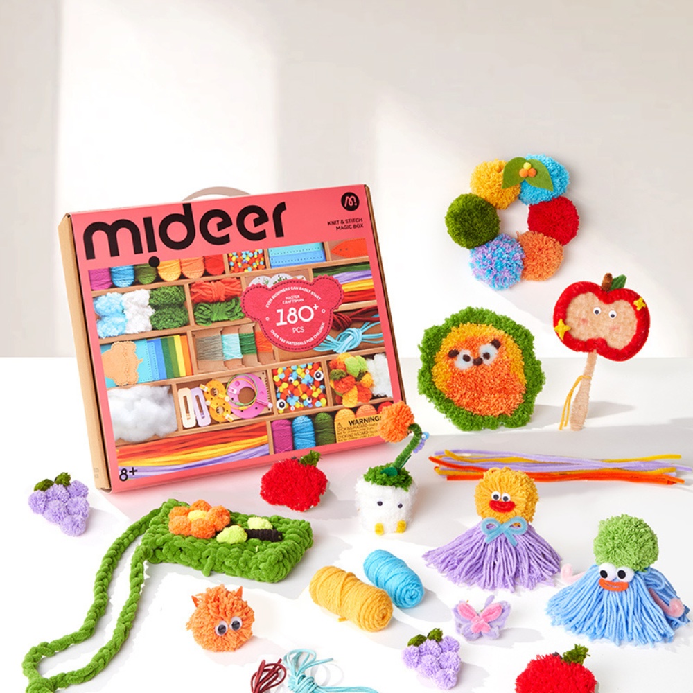 Mideer - Arts & Crafts Box for Kids - DIY Craft Kit 180+ Pieces - Image 2