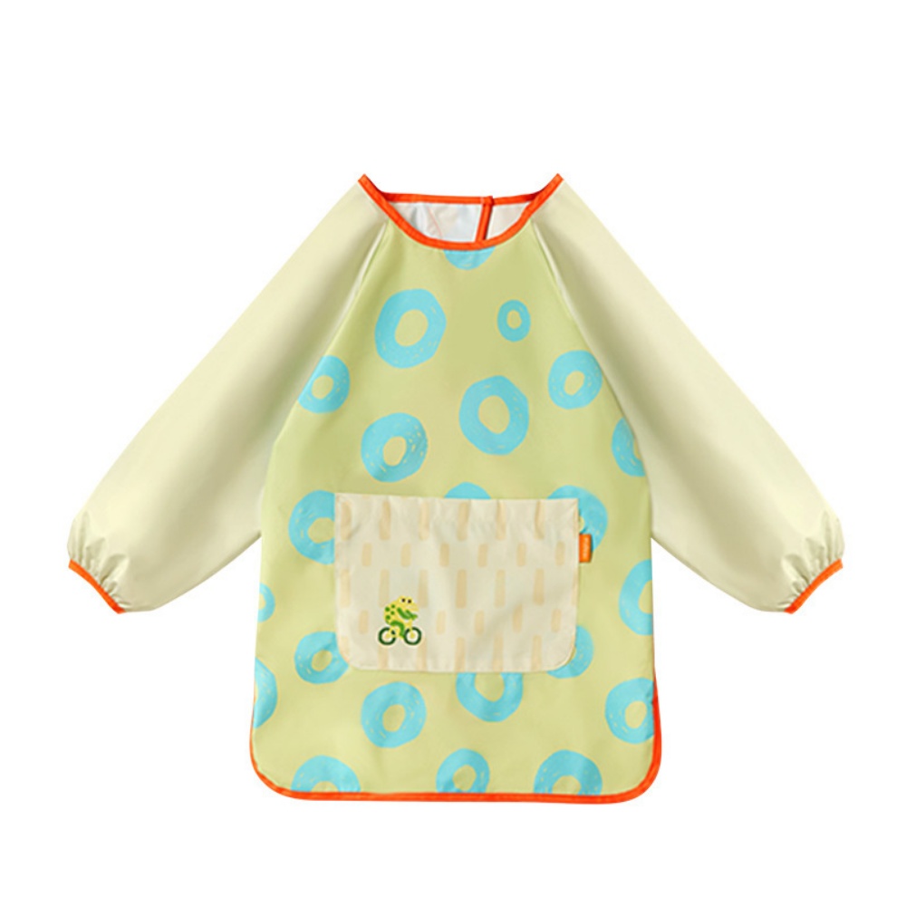 Mideer - Waterproof Art Smock: Kids Painting Apron - Lime Green