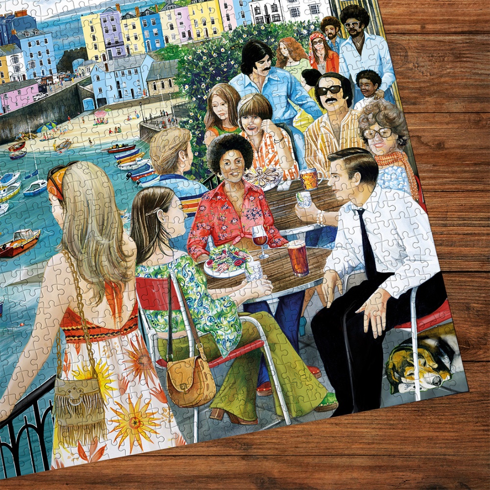 Gibsons - Dining at Tenby - 1000 Piece Jigsaw Puzzle - Image 4