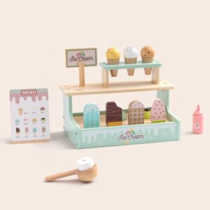 TookyToy - Pretend Play Ice Cream Shop Toy Set