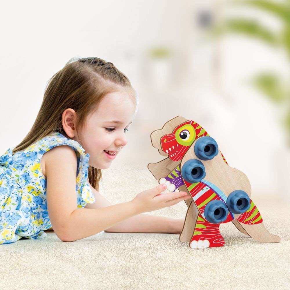 Quercetti - Play Bio Wood Dino - Image 5