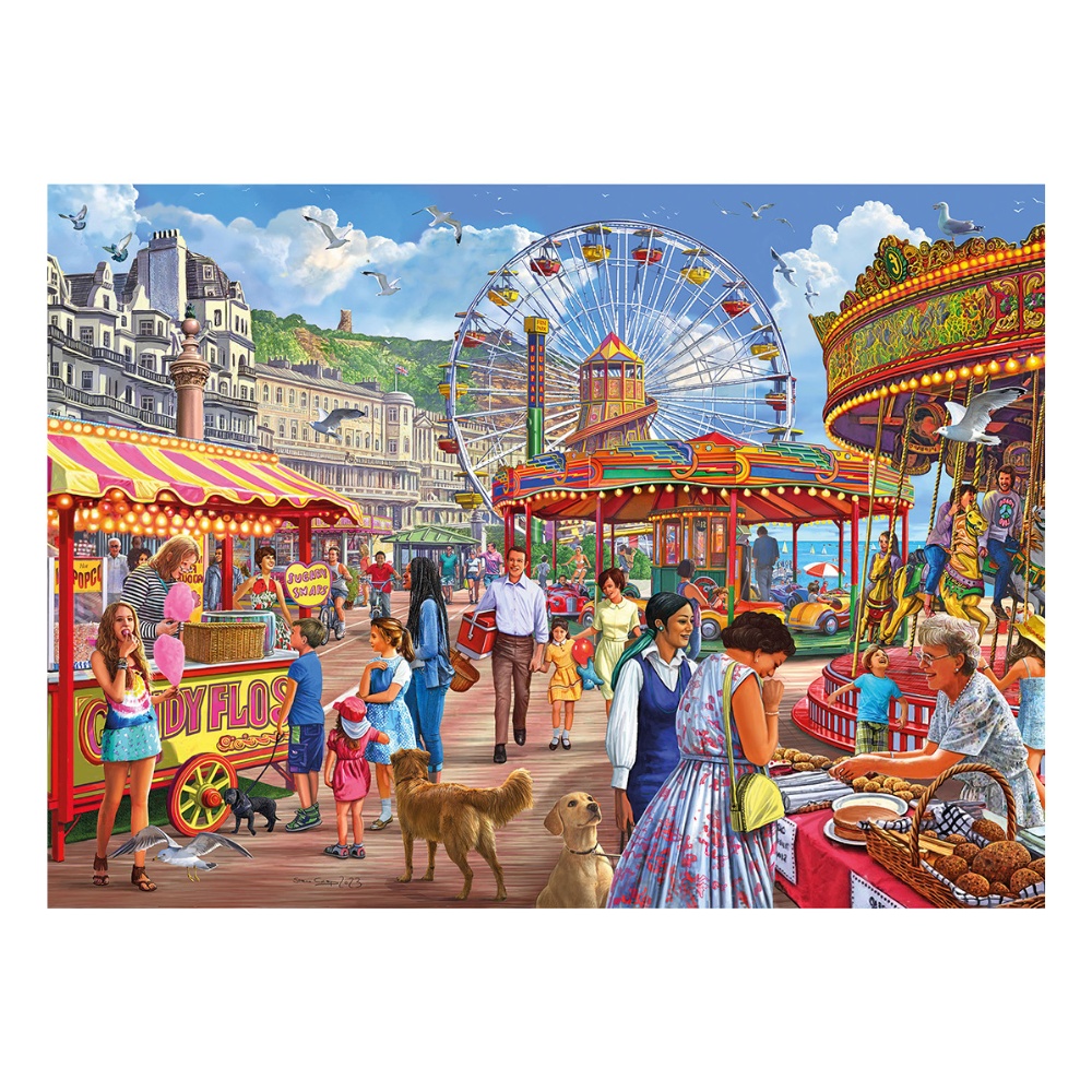 Gibsons - Hastings Promenade - 1000 Piece Jigsaw Puzzle - Image 2
