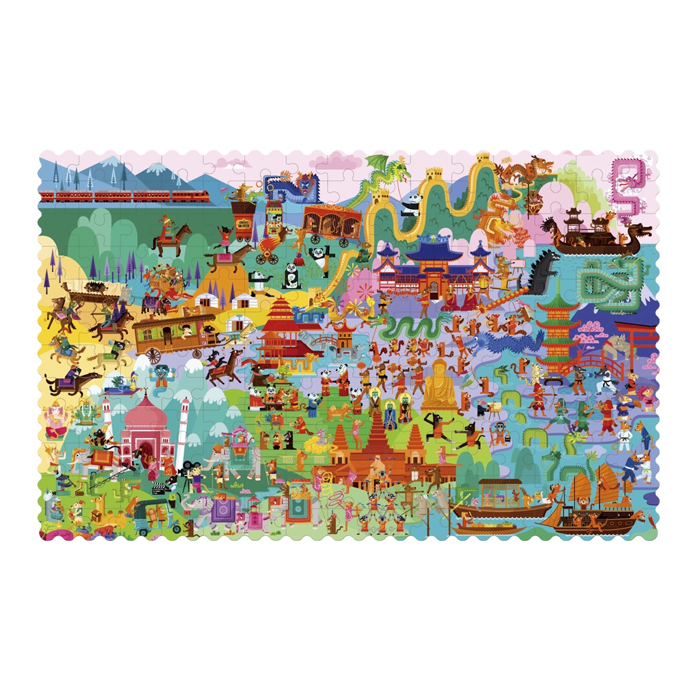 Mideer - Travel Around the World Puzzle - Mysterious Asia - 180pcs - Image 2