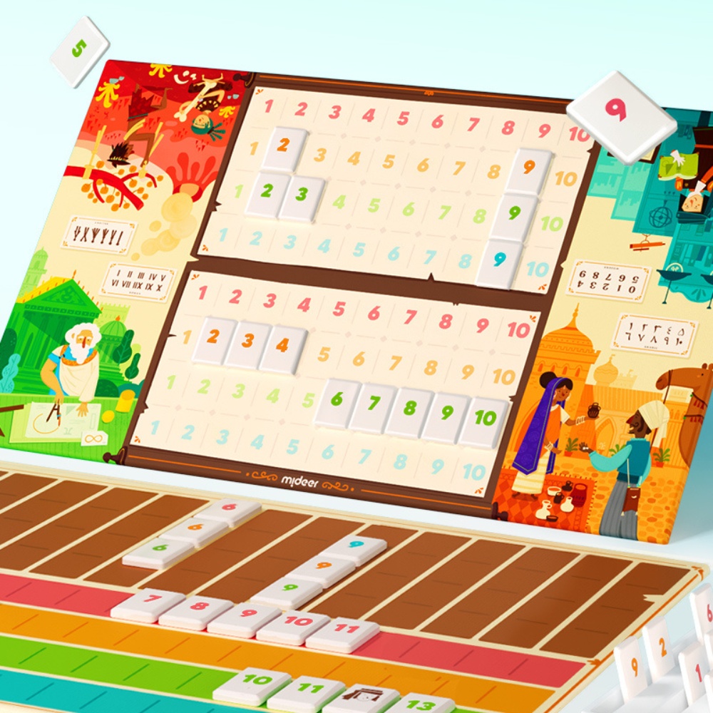 Mideer - The Numbers Educational Board Game - 113pcs - Image 6