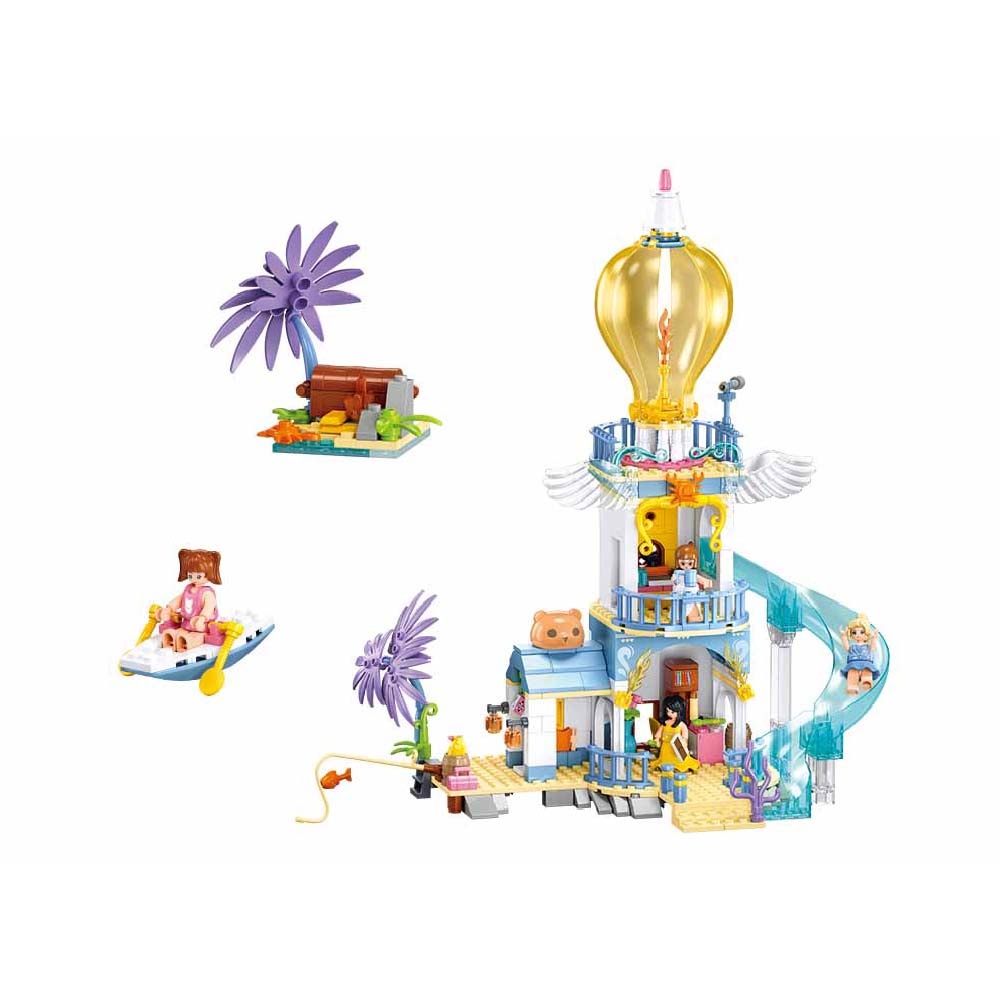 Sluban Building Set: Girls Dream - The Highlanders Lighthouse - 404pcs - Image 2